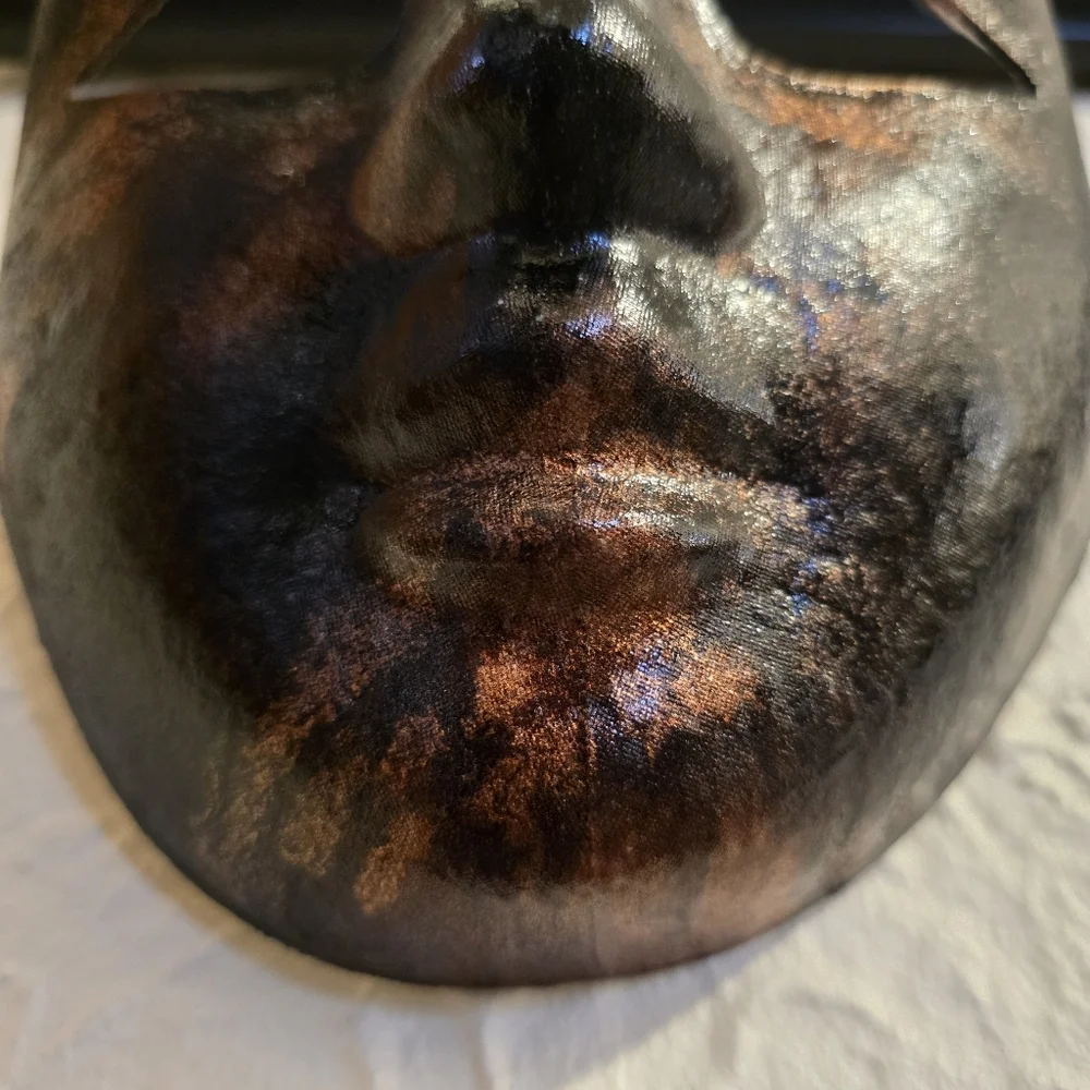 HANDCRAFTED Upcycled Face Mask HANDPAINTED Cosplay Festival Mask Halloween Decor